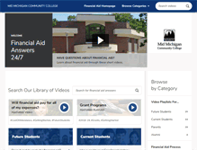 Tablet Screenshot of midmich.financialaidtv.com
