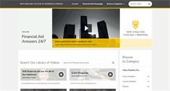 Desktop Screenshot of necb.financialaidtv.com