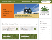 Tablet Screenshot of hagerstowncc.financialaidtv.com