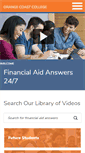 Mobile Screenshot of orangecoastcollege.financialaidtv.com