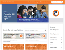 Tablet Screenshot of orangecoastcollege.financialaidtv.com