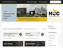 Tablet Screenshot of hccs.financialaidtv.com