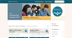 Desktop Screenshot of berkeleycitycollege.financialaidtv.com