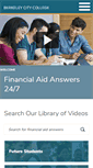 Mobile Screenshot of berkeleycitycollege.financialaidtv.com